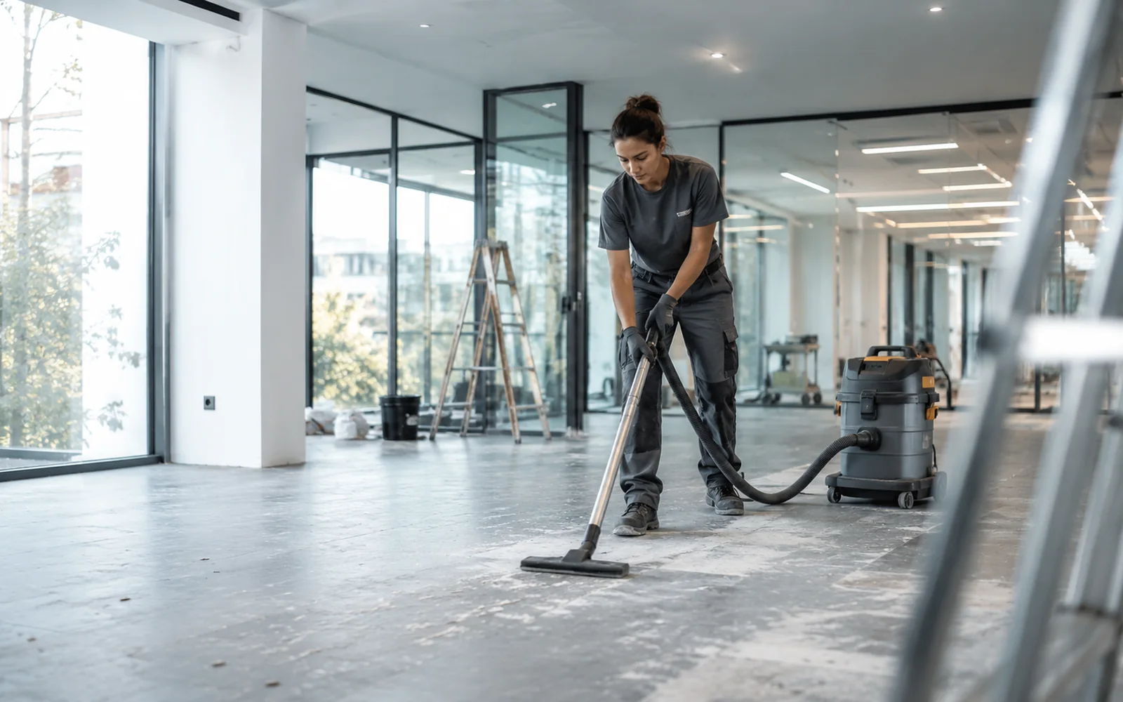 Nettoyage de fin de chantier par Arcadia Nettoyage